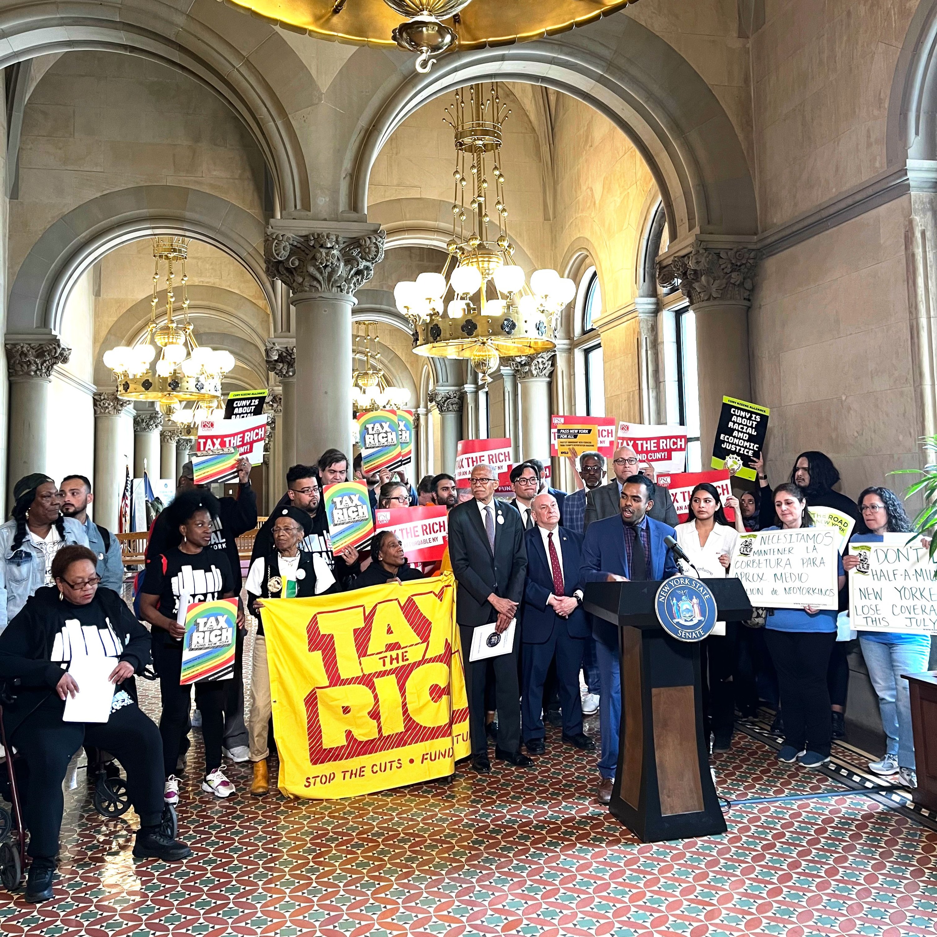 Tax the Rich Rally on Apr 28, Pt 1 episode artwork