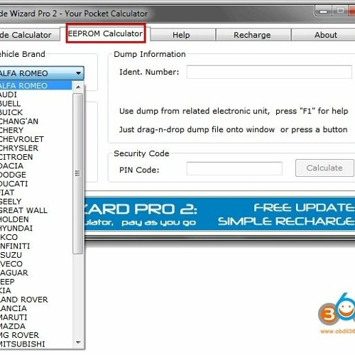 Ford pats incode calculator