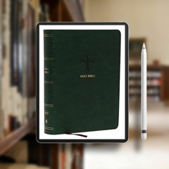 NKJV, End-of-Verse Reference Bible, Personal Size Large Print, Leathersoft, Green, Red Letter,