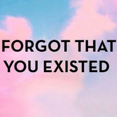 I Forgot That You Existed - Taylor Swift (Cover)