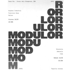 thëm - MODULOR live @t Espai Niu 15-03-2025
