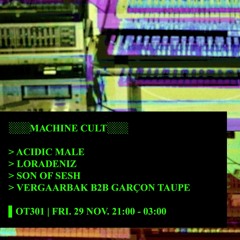 Machine Cult - Edition Three  | selected mixes