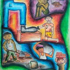 Child Labour painting by Aastha Kaushik