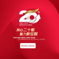 Celebrating 20 Years of Infosys China!