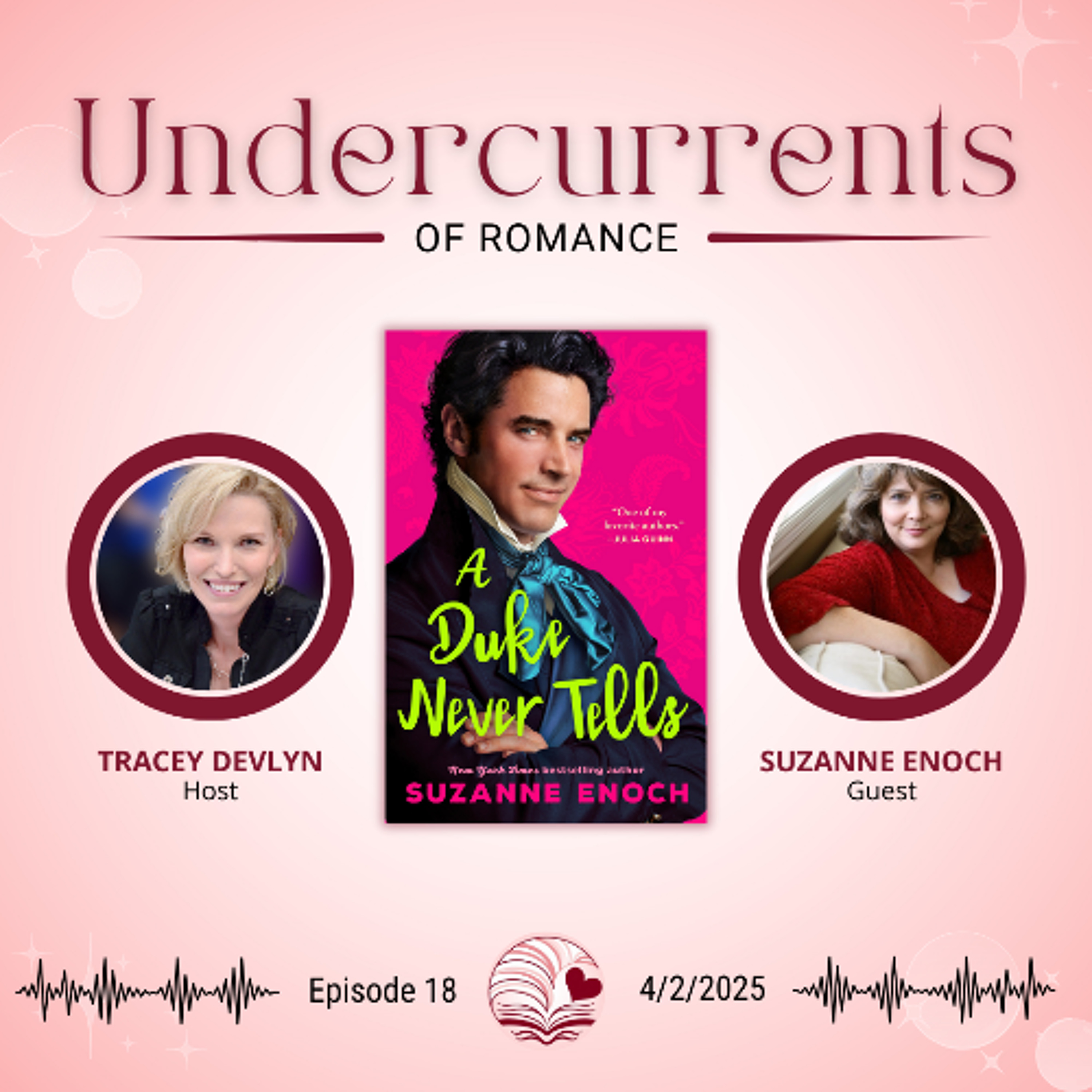 cover of episode Suzanne Enoch on A DUKE NEVER TELLS, Vamps & Writing Romantic Comedy