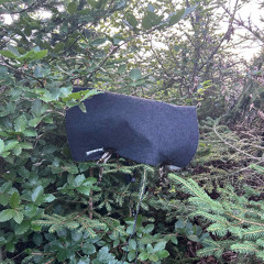 Rainfall Recording with DIY raincover (made from filter material)
