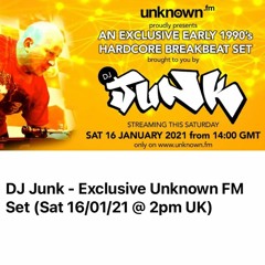 DJ Junk - 92 Rave Mix - UnknownFM - 16-01-21
