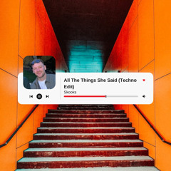 All The Things She Said (Techno Edit)