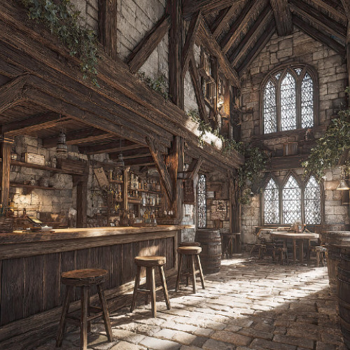 at the tavern