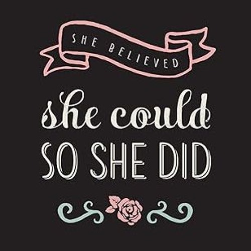Pdf~(Download) She Believed She Could So She Did: Bullet Grid Journal, 150 Dot Grid Pages, 8"x1