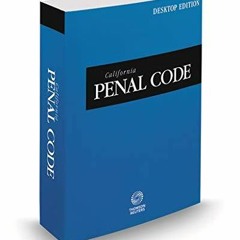 Audiobook California Penal Code 2021 ed California Desktop Codes full