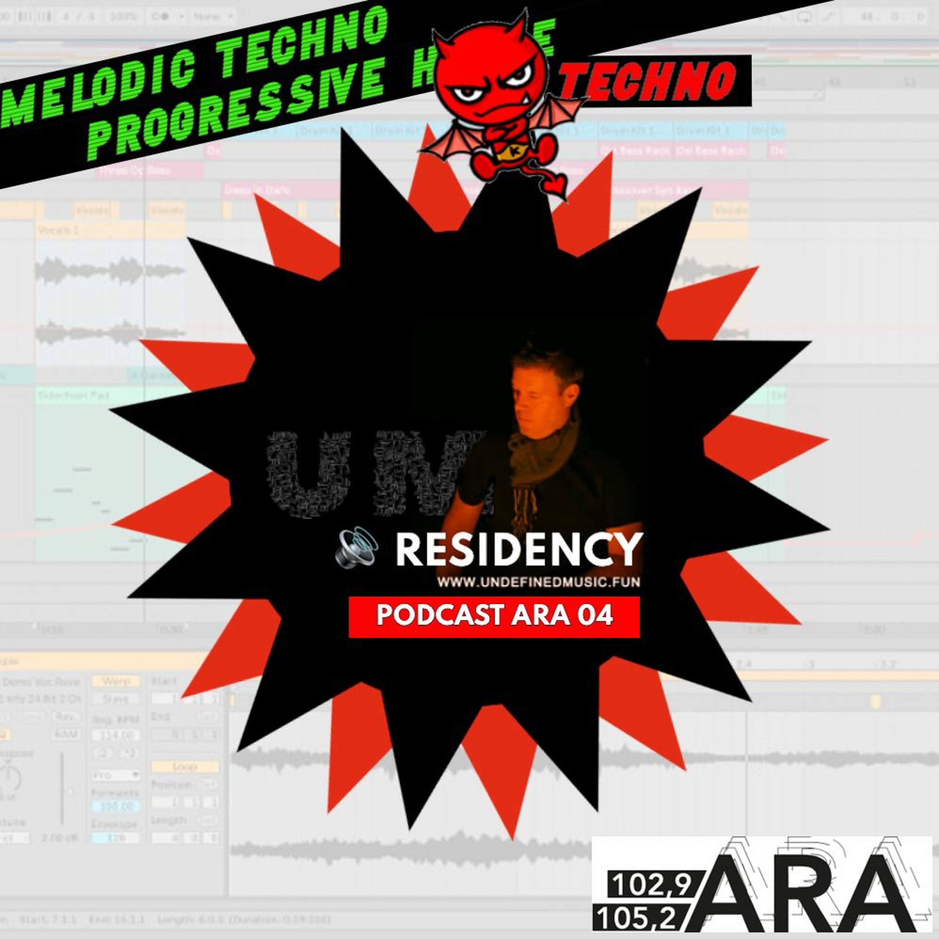 Best melodic and progressive techno DJ mix: February 2022 @radioARA episode artwork