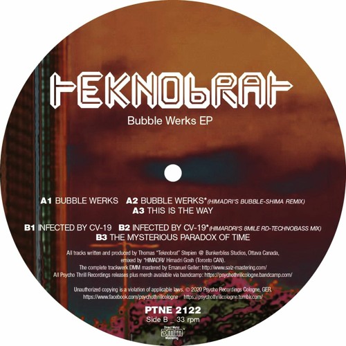 PTNE 2122 TEKNOBRAT The Mysterious Paradox Of Time _ Demo