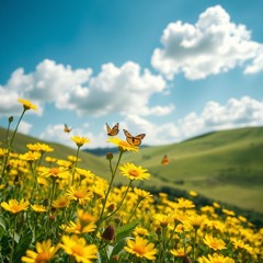 By the meadows