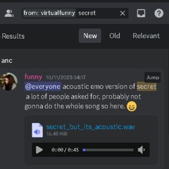 funny - secret (Acoustic)
