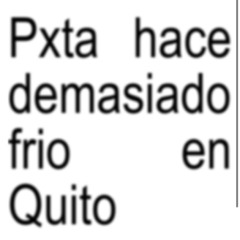 hace demasiado frío en kito