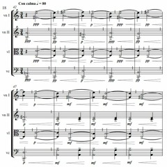Pawel Strzelecki: 3. Adagio [String Quartet No. 1 (2001)].