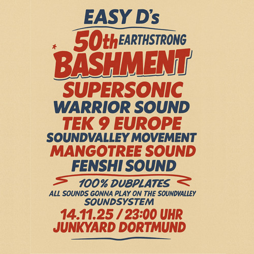Peter Metro - Easy D´s 50th Earthstrong Bashment Custom [Soundvalley Dubplate]