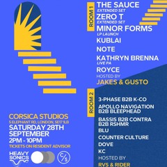 KC - Live at Corsica Studios for CIA Records x Heavy Sonics x Snookered dnb