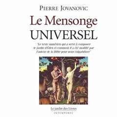 [Télécharger en format epub] Le Mensonge Universel: Le Texte Sumérien Qui A Servi À Composer Le