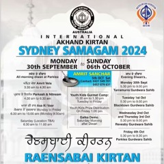 Bhai Dilveer Singh Ji Singapore - Sydney Smagam 2024