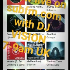 Life ON WaX Show LIVE DJ VISION Subfm;feat;TRACE-FUTURE-RICKY FORCE-SUBJECTS- KID DRAMA-GOLDIE