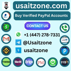 Buy Verified PayPal Account (Personal & Business)