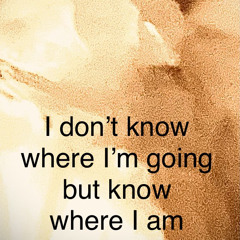 I Don’t Know Where I’m Going But Know Where I Am ( J. J. Terrell & RoyRoy )