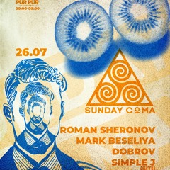 DOBROV B2b SHERONOV - Live At Sunday Coma @ Moscow - 26jul. 2020