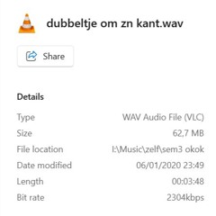 dubbeltje om zn kant