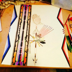 Paul NMAS singing Winnebago NE BDay Mtg 2022 Neulan Dion III drumming