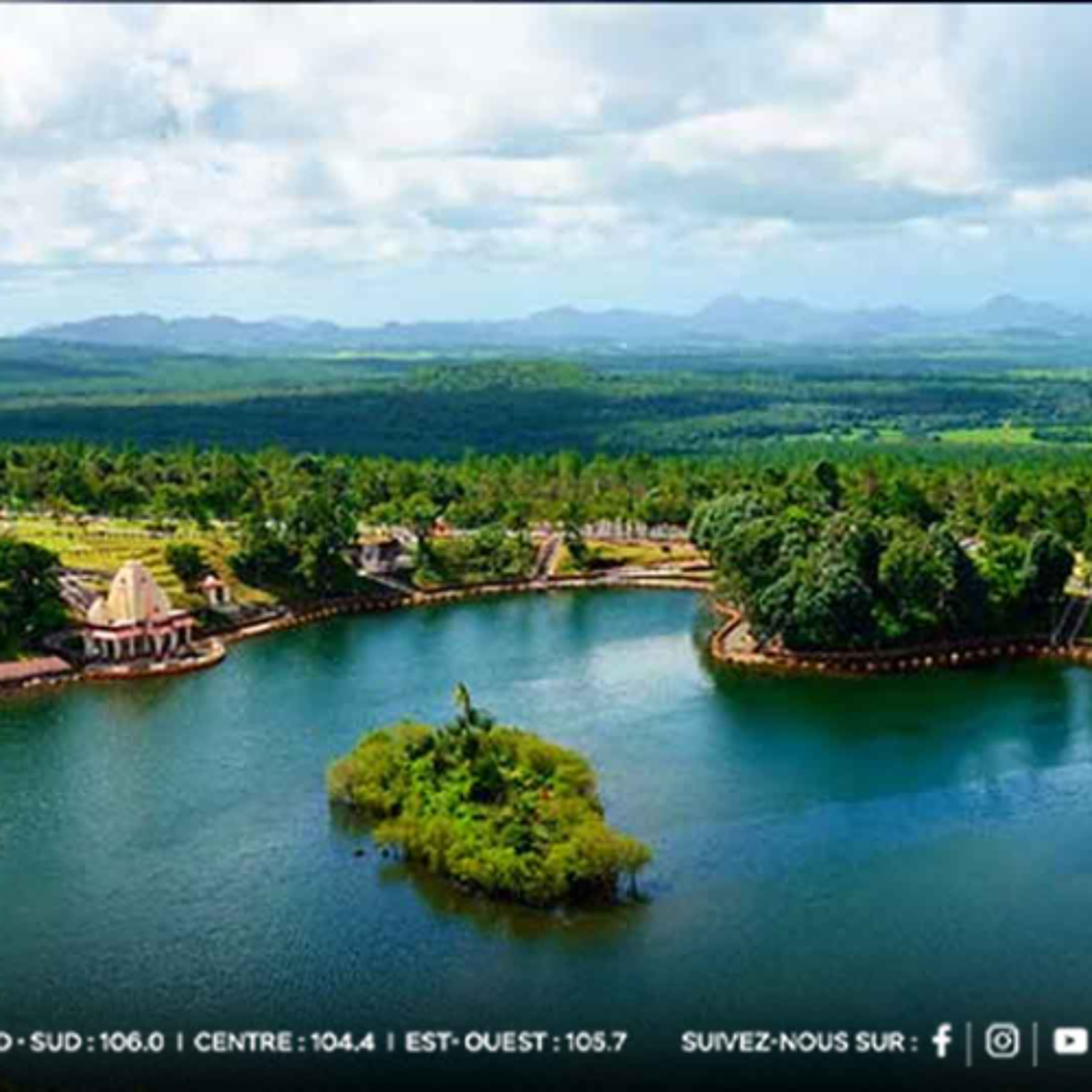Infrastructure : projet de canalisation à Ganga Talao Objectif : évacuer plus efficacement les eaux pluviales et sécuriser les abords du lac sacré.