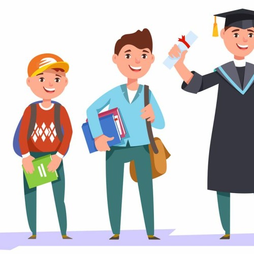 Schoolboys in lesson Teachers illustration, School illustration, Illustration