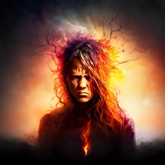 Anger burning bright, self-hate‘s bitter sting