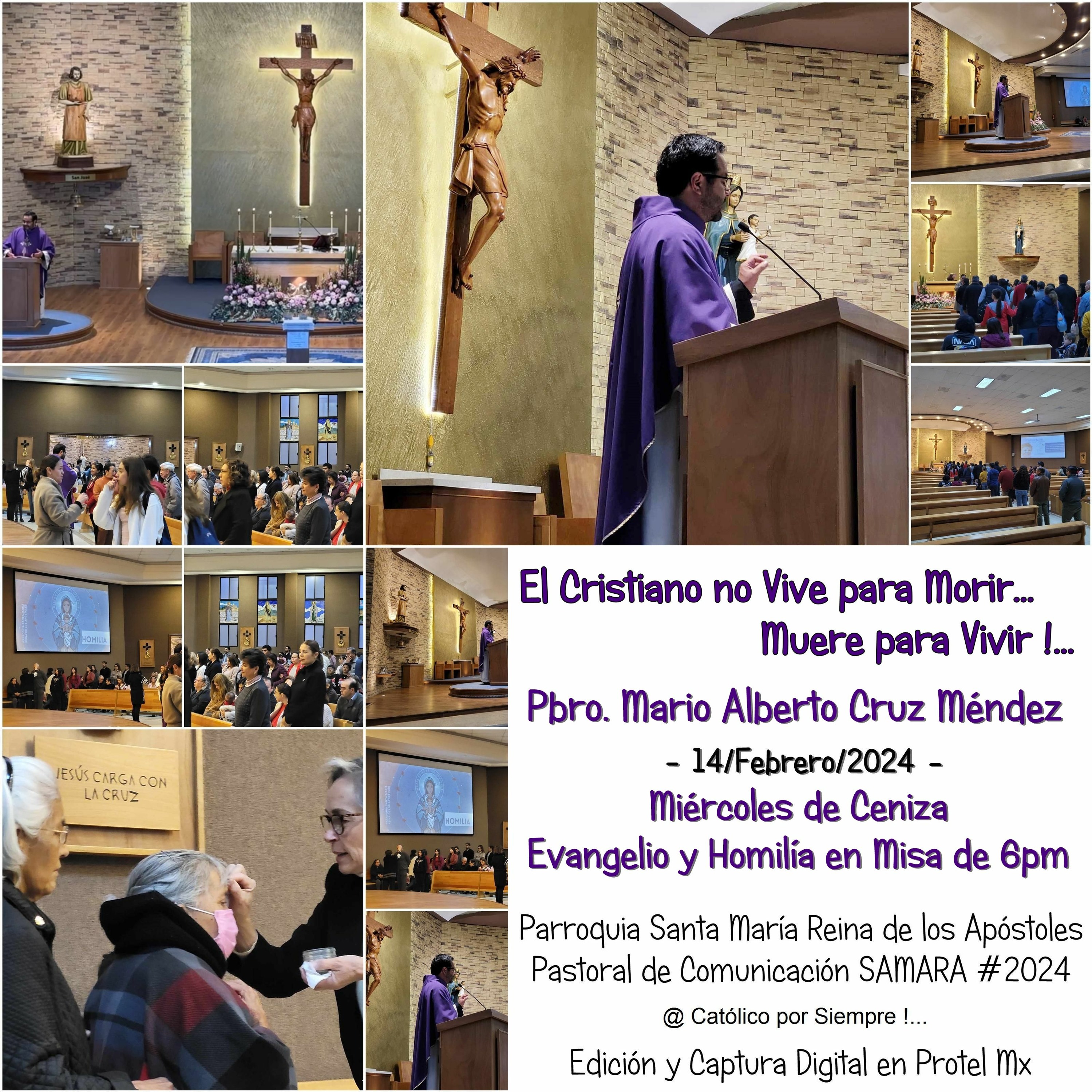 Podcast # 944 - Evangelio y Homilía del 14 de Febrero, 2024 - Pbro. Mario Cruz - #SomosSamara