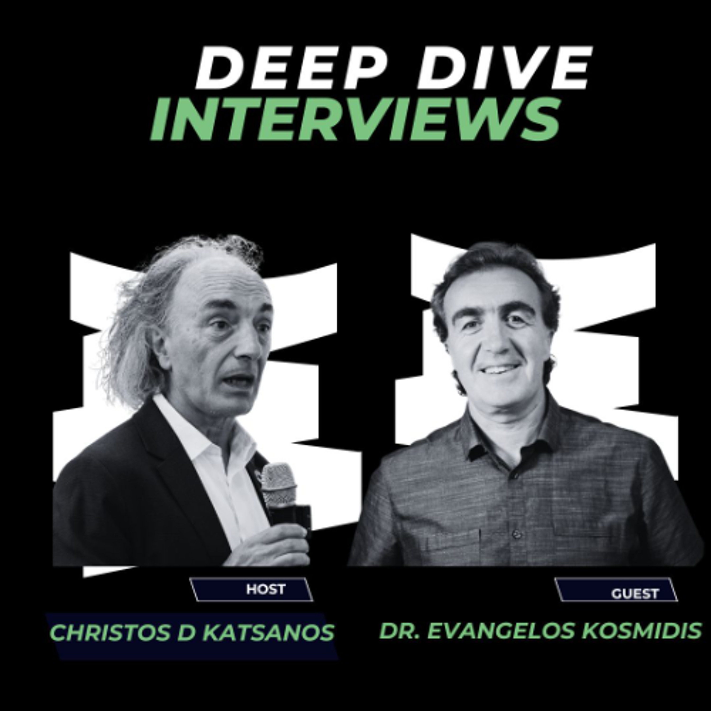 #8 Deep Dive interviews podcast - ESG και Startups: VC και Καινοτομία - Δρ. Ευάγγελος Κοσμίδης - episode artwork