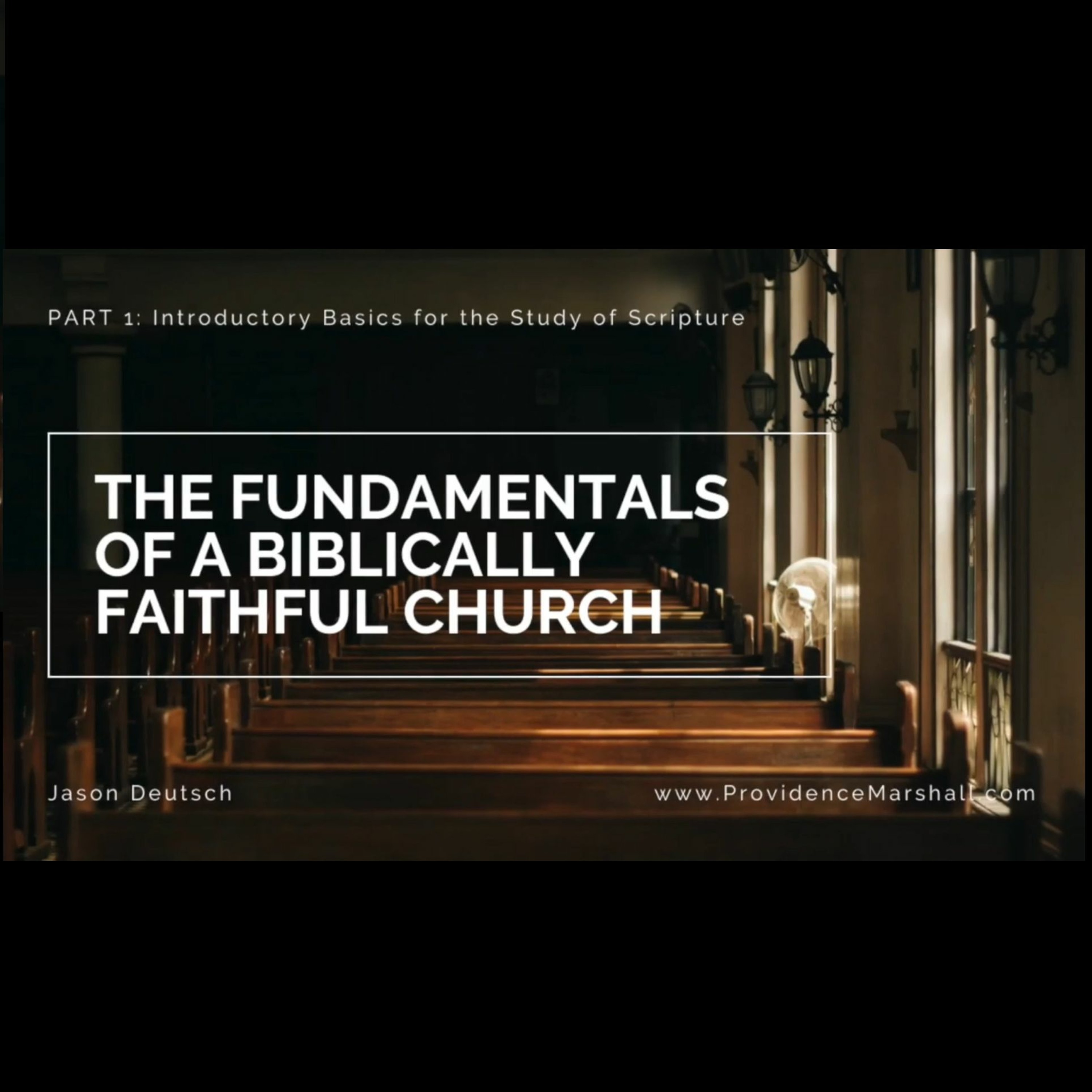 Fundamentals Study Part 1 | Introductory Basics For The Study Of All Scripture episode artwork