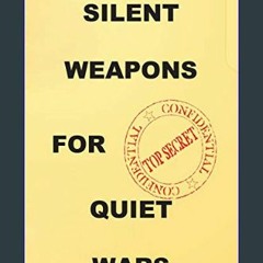 (<E.B.O.O.K.$) ❤ Silent Weapons for Quiet Wars: An Introductory Programming Manual     Paperback –