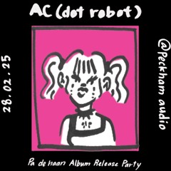 pa de haan. VS AC set @ Peckham Audio 280225 (ran out of battery... ㅠoㅠ)
