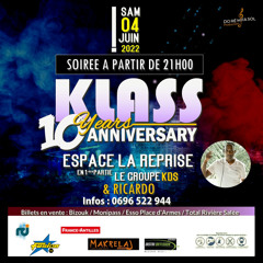 Klass - Ranje Chitaw Live Espace La Riviere @ Martinique  04.06.2022