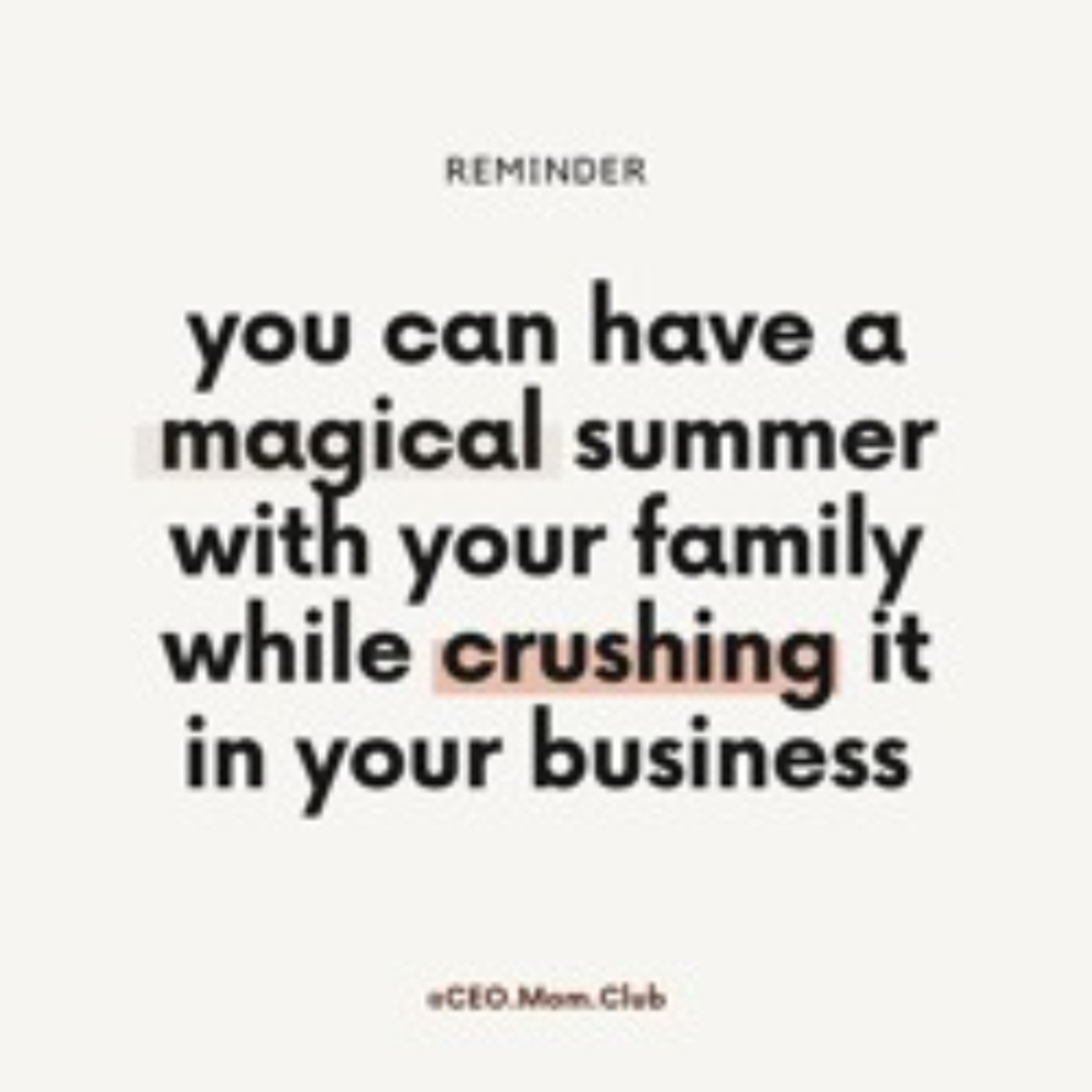 CEO Mom Club