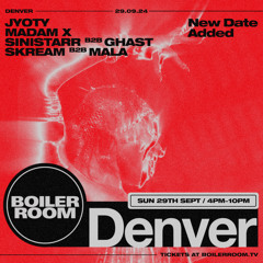 Skream B2B Mala | Boiler Room: Denver