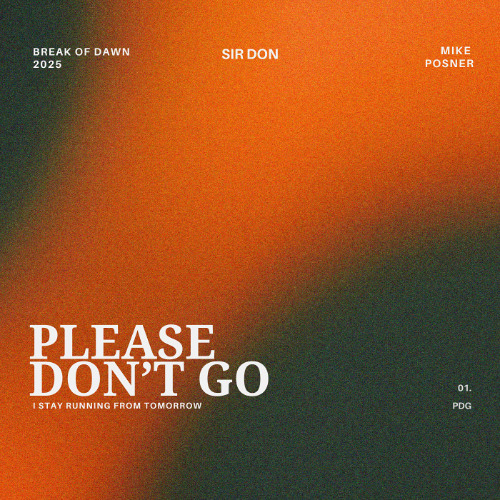 Mike Posner - Please Don't Go (SIR DON Remix)