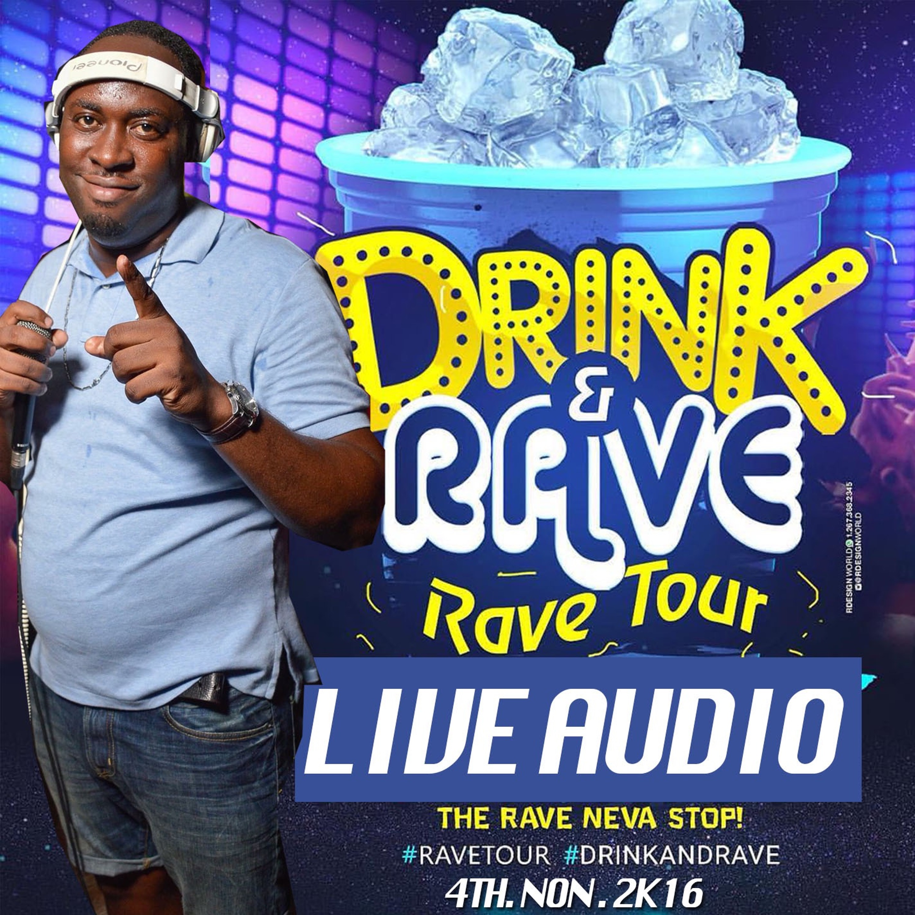 DJ ROY EARLY JUGGLING AT DRINK & RAVE ROAD TRIP 4.11.2K16 [LIVE AUDIO]