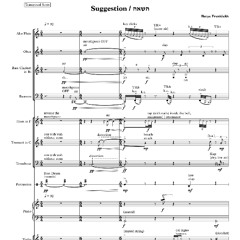 Suggestion, for ensemble (2019)