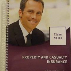 [Read] [EBOOK EPUB KINDLE PDF] National Property and Casualty Insurance Class Notes by unknown 📑