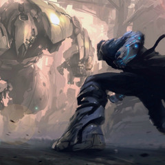 Robots Fighting in The City - Cyberpunk, Combat, Epic
