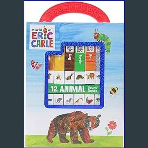 World Of Eric Carle My First Library 12 Board Book Block Set - By