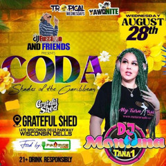 CODA WISCONSIN DELLS 8.29.24 DJ MONTANA TANA1 JUGGLING LIVE SKENG VYBZ KARTEL