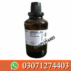 Chloroform Spray Price in Gujrat #0307-1274403